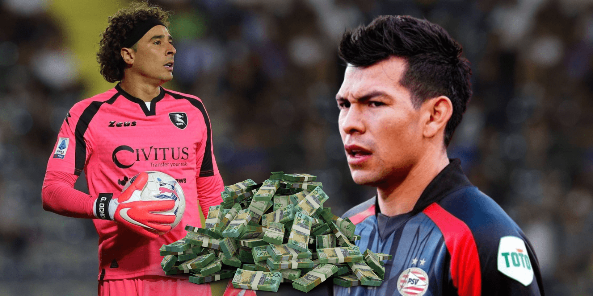 Guillermo Ochoa podría evitar que Hirving Lozano gane un salario de 10 millones que le ofrece San Diego FC