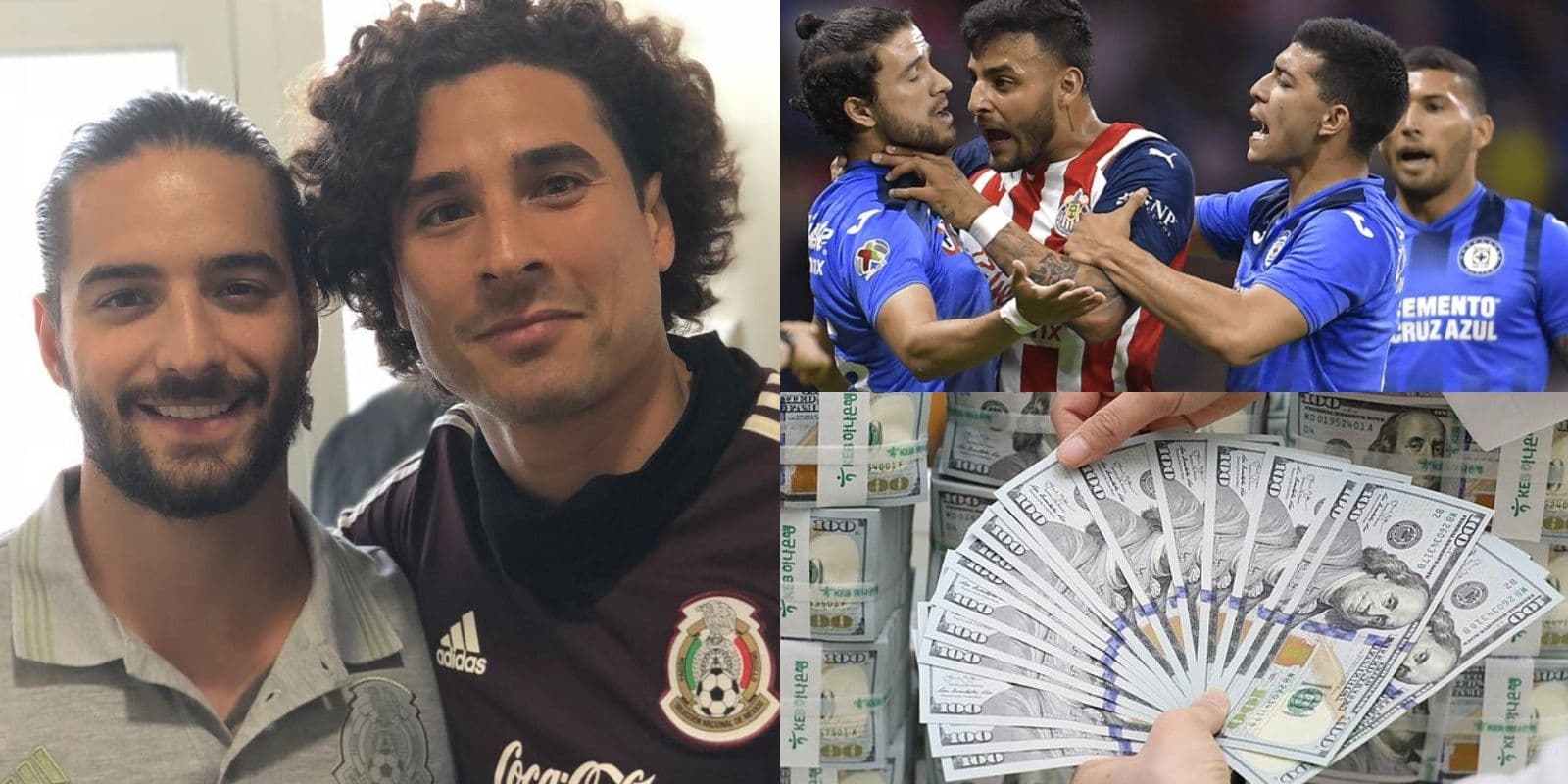Guillermo Ochoa y el cantante colombiano Maluma son socios en Trebel y generan dinero suficiente para comprar las plantillas de Chivas y Cruz Azul