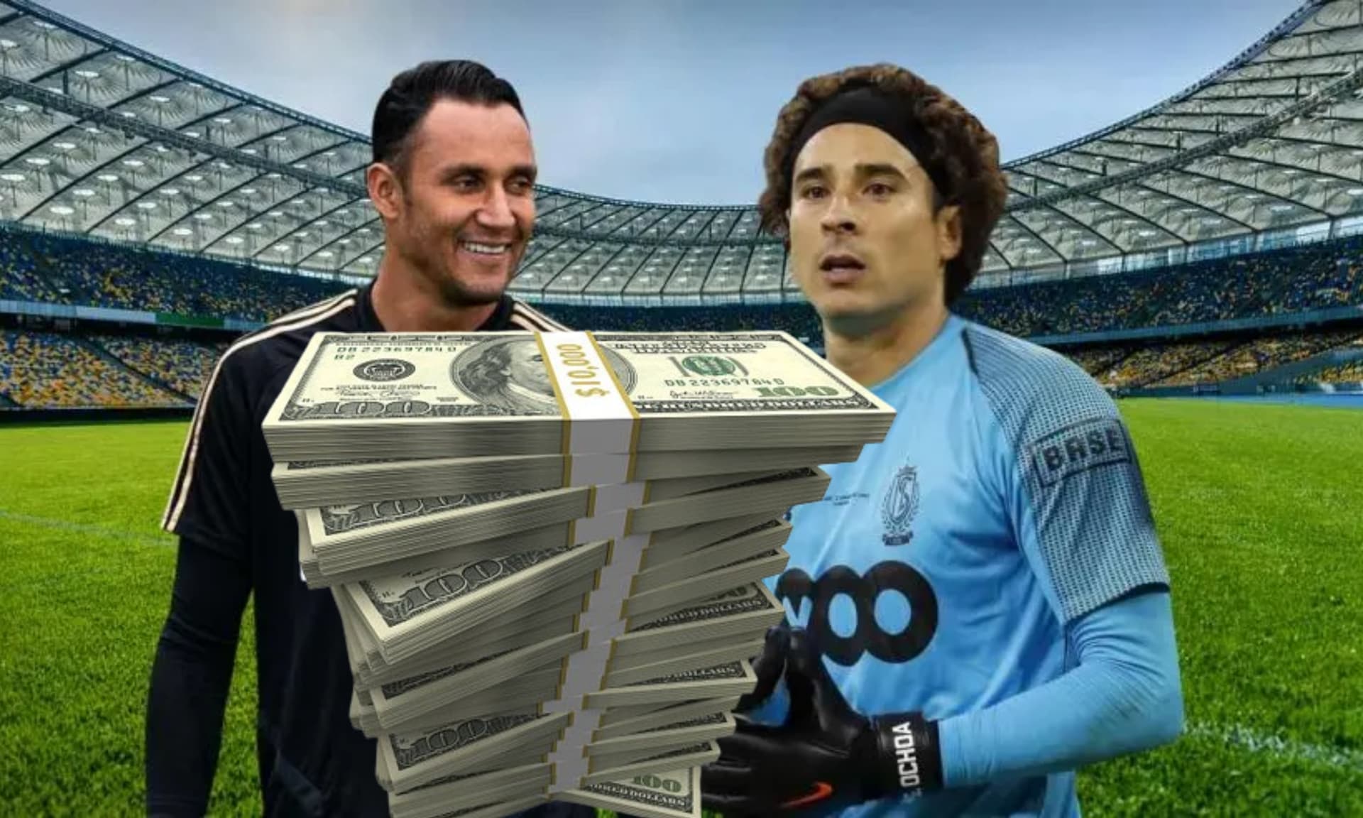 Guillermo Ochoa y Keylor Navas en un estadio / La República