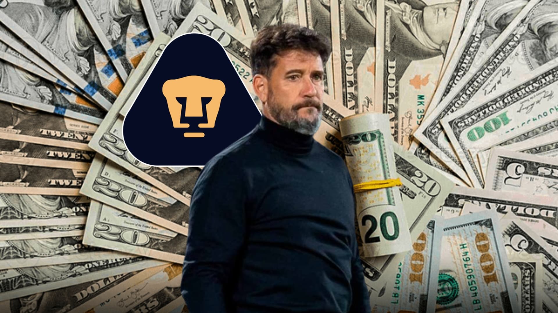 Gustavo Lema dirigiendo a Pumas / Imagen: Mediotiempo