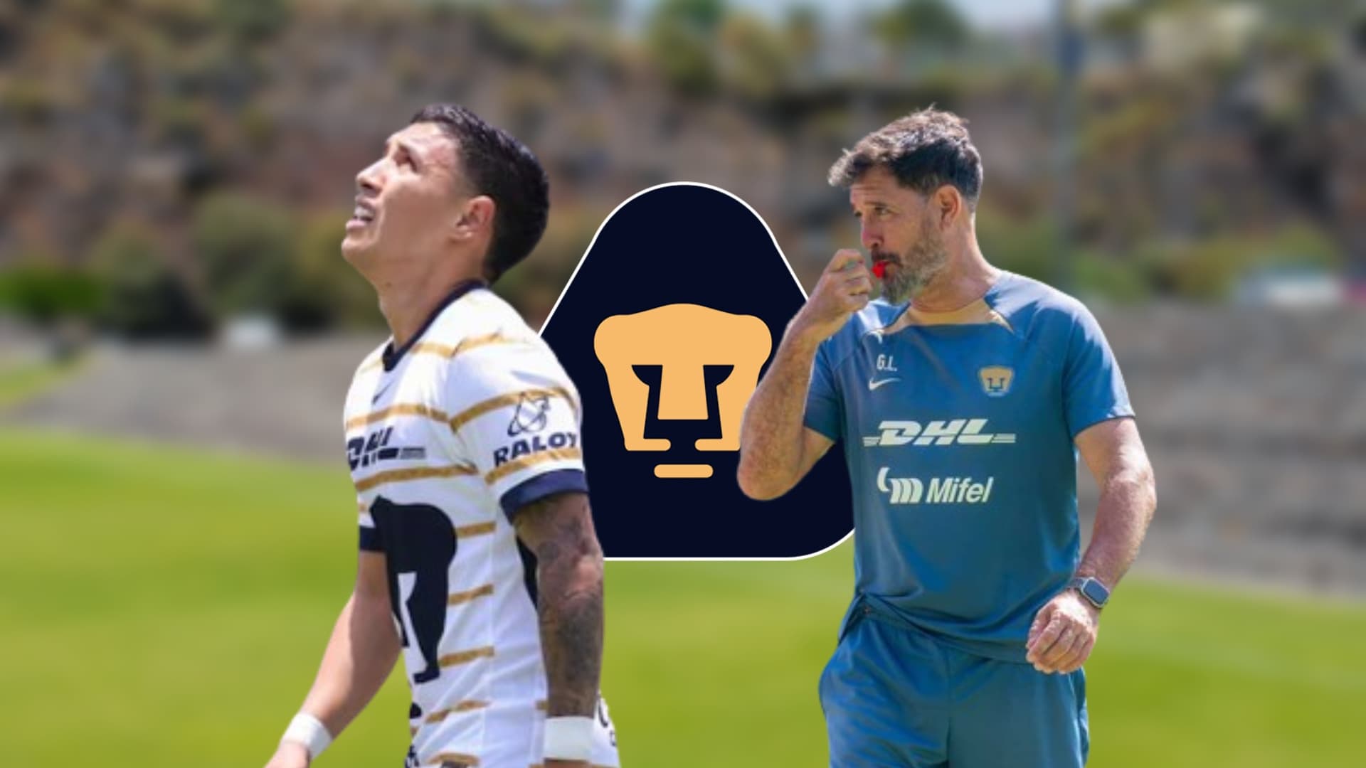 Gustavo Lema y Leo Suárez / Foto: Pumas MX / Juan Luis Diaz