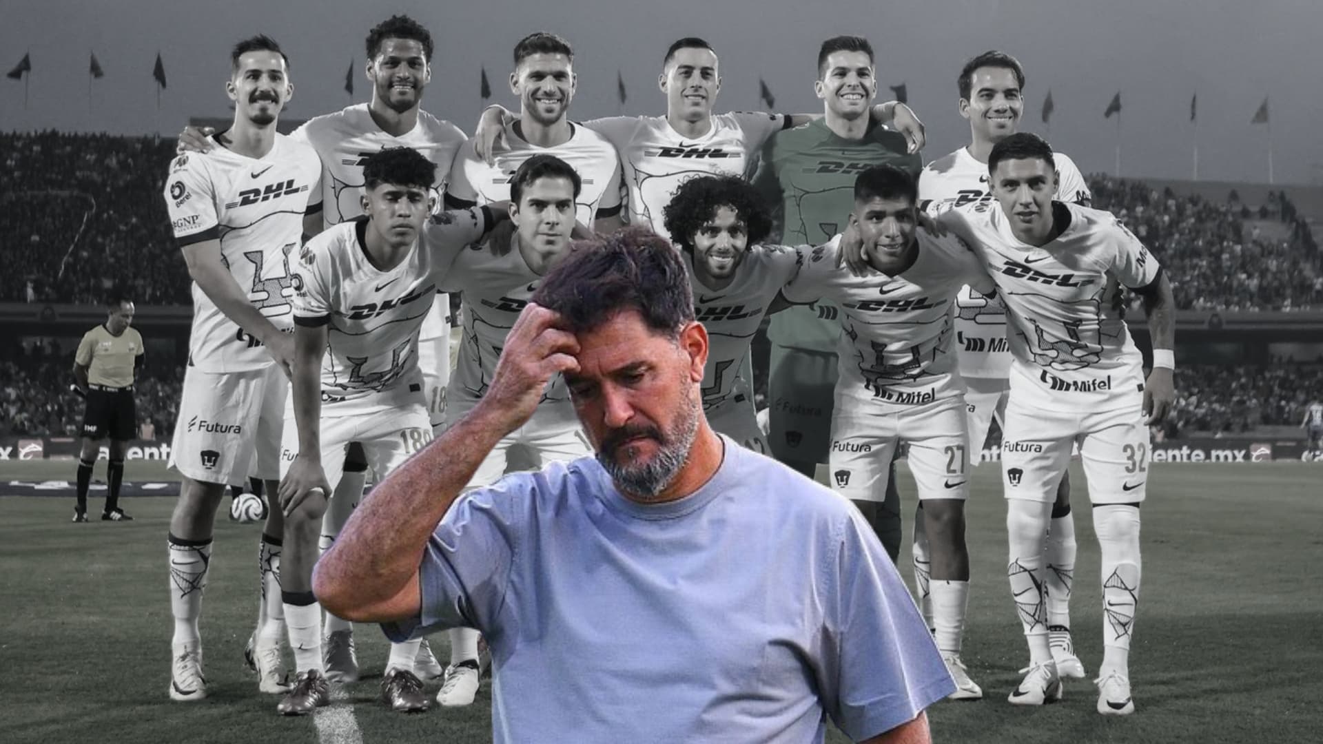 Gustavo Lema y Pumas / Imagen: Pumas MX