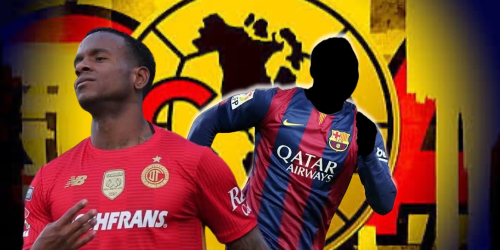 Helinho junto a futbolista del Barcelona / FOTO FUTBOL TOTAL