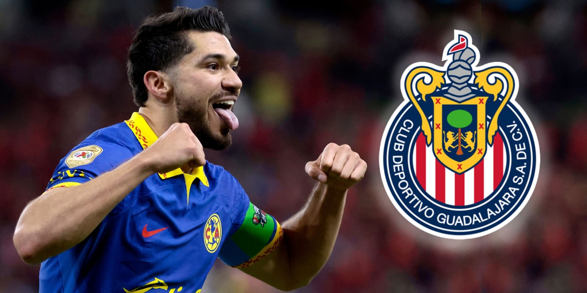 Henry Martín festejando su gol 100 con América / Foto: MSN Sports