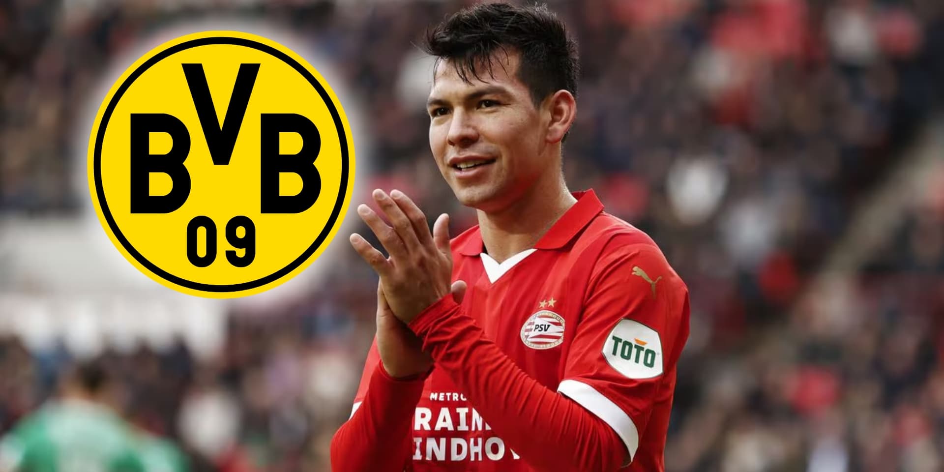 Hirvin Lozano con la playera del PSV / Foto: Getty Images