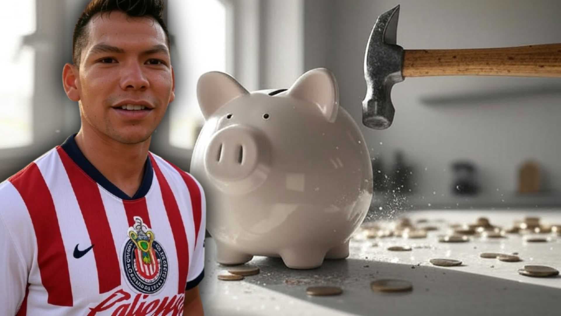 Hirving Lozano con la playera de Chivas