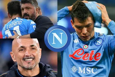 Hirving Lozano ha tenido varias etapas en Napoli desde Ancelotti, Gattuso y ahora con Spalletti donde no puede ser titular