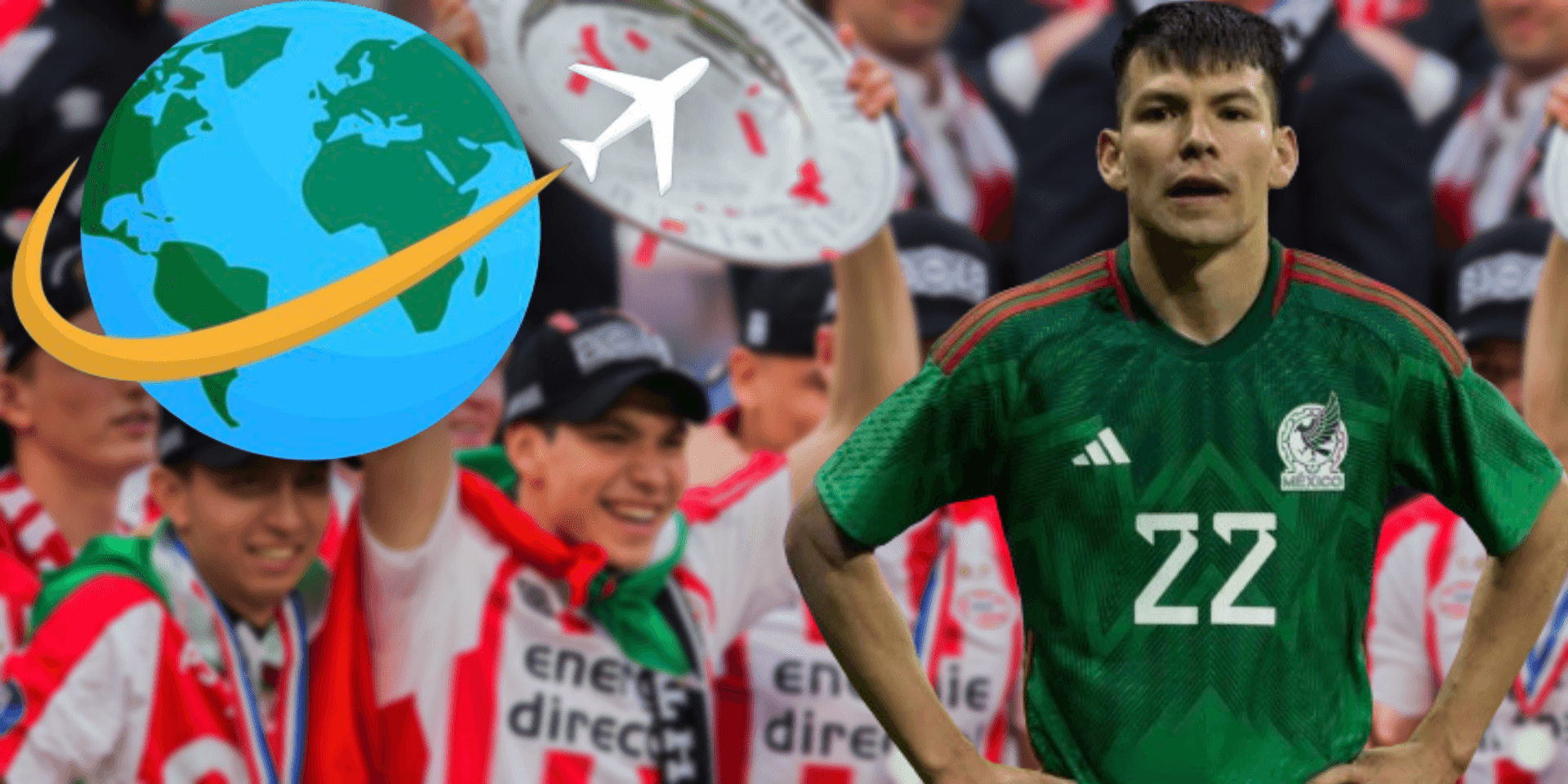 Hirving Lozano levantando el título de Países Bajos / Foto: Diario Marca