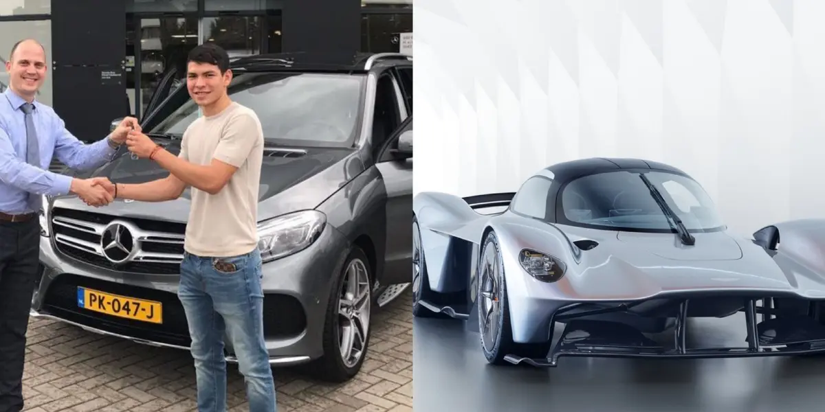 Hirving Lozano podría darse el lujo de comprar un Aston Martin Valkarye por 3,5 millones, pero prefiere mantener su Mercedes Benz.