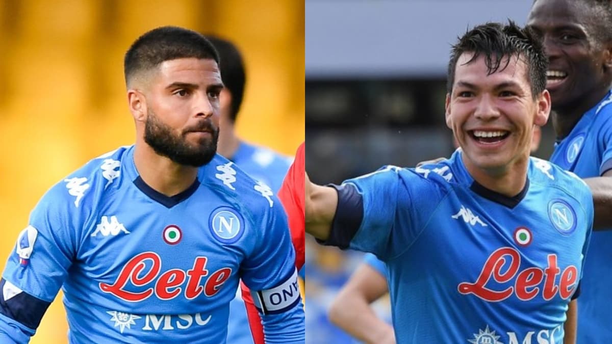 Hirving Lozano se convirtió en la figura del Nápoli, algo que no le gusta a Lorenzo Insigne ya que así ha bajado su precio.