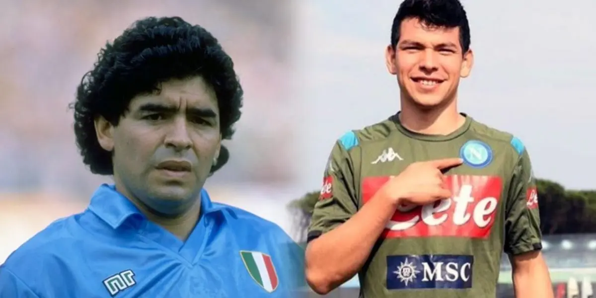 Hirving Lozano y el Napoli realizaron un homenaje a Diego Maradona tras cumplirse un año de su partida y hasta hubo un regalo para la afición