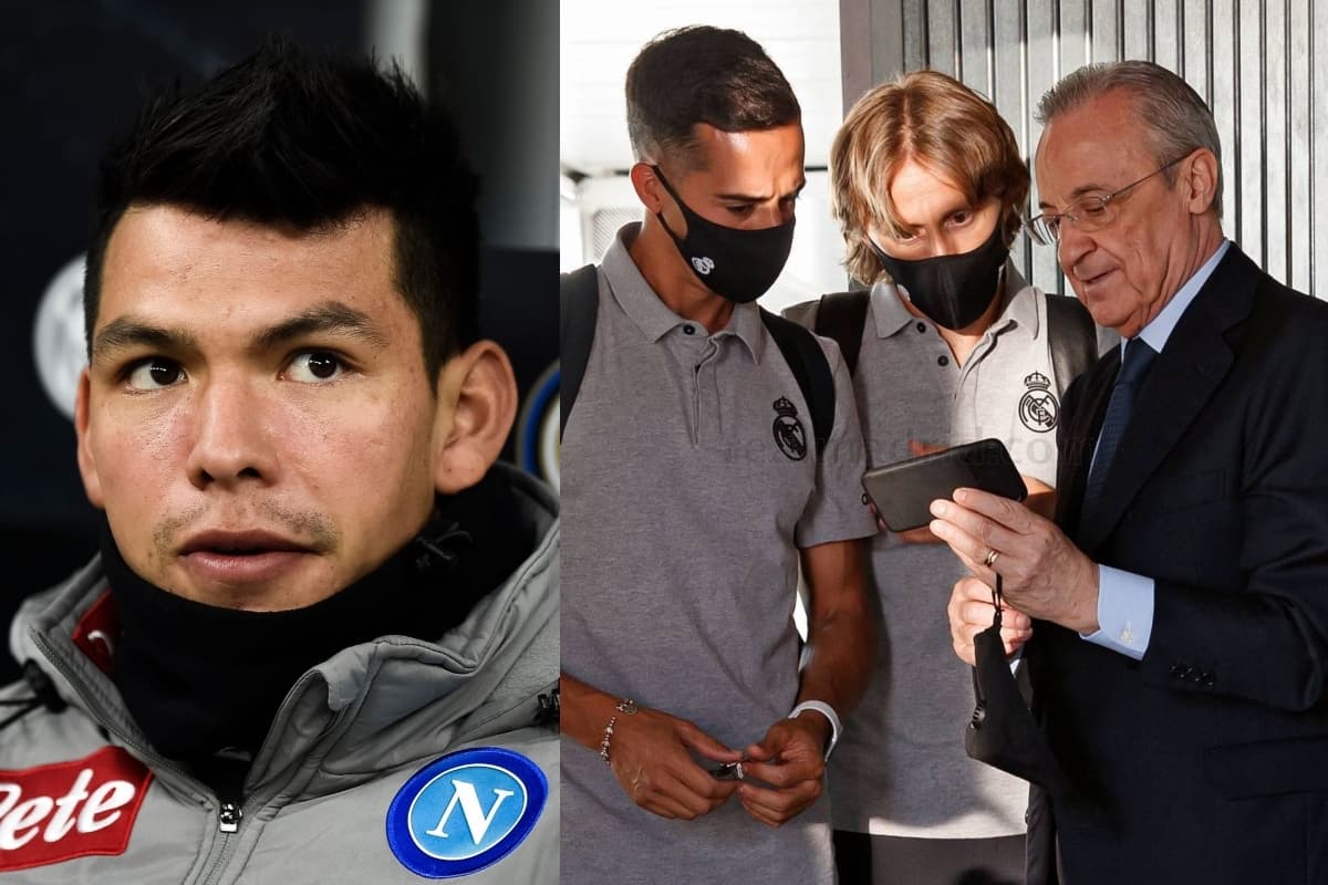 Hirving Lozano y gran noticia que podría darle el Real Madrid y Florentino Pérez que alejaría al Chucky del Napoli.