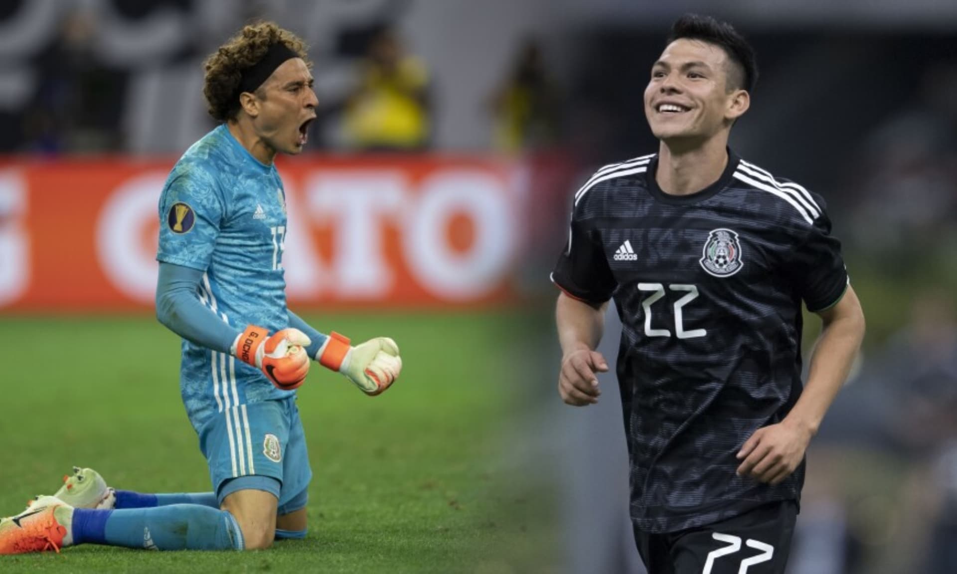Hirving Lozano y Guillermo Ochoa juegan un partido amistoso en Estados Unidos (Fuente: TV Azteca)