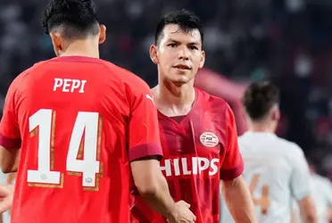 Hirving Lozano y la lección que le da a Ricardo Pepi y Sergiño Dest en el PSV Eindhoven