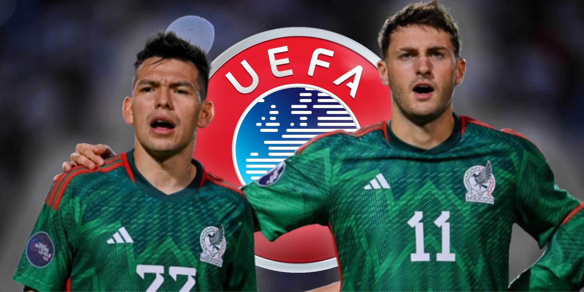 Hirving Lozano y Santiago Giménez en la Selección Mexicana / Foto: IMAGO7