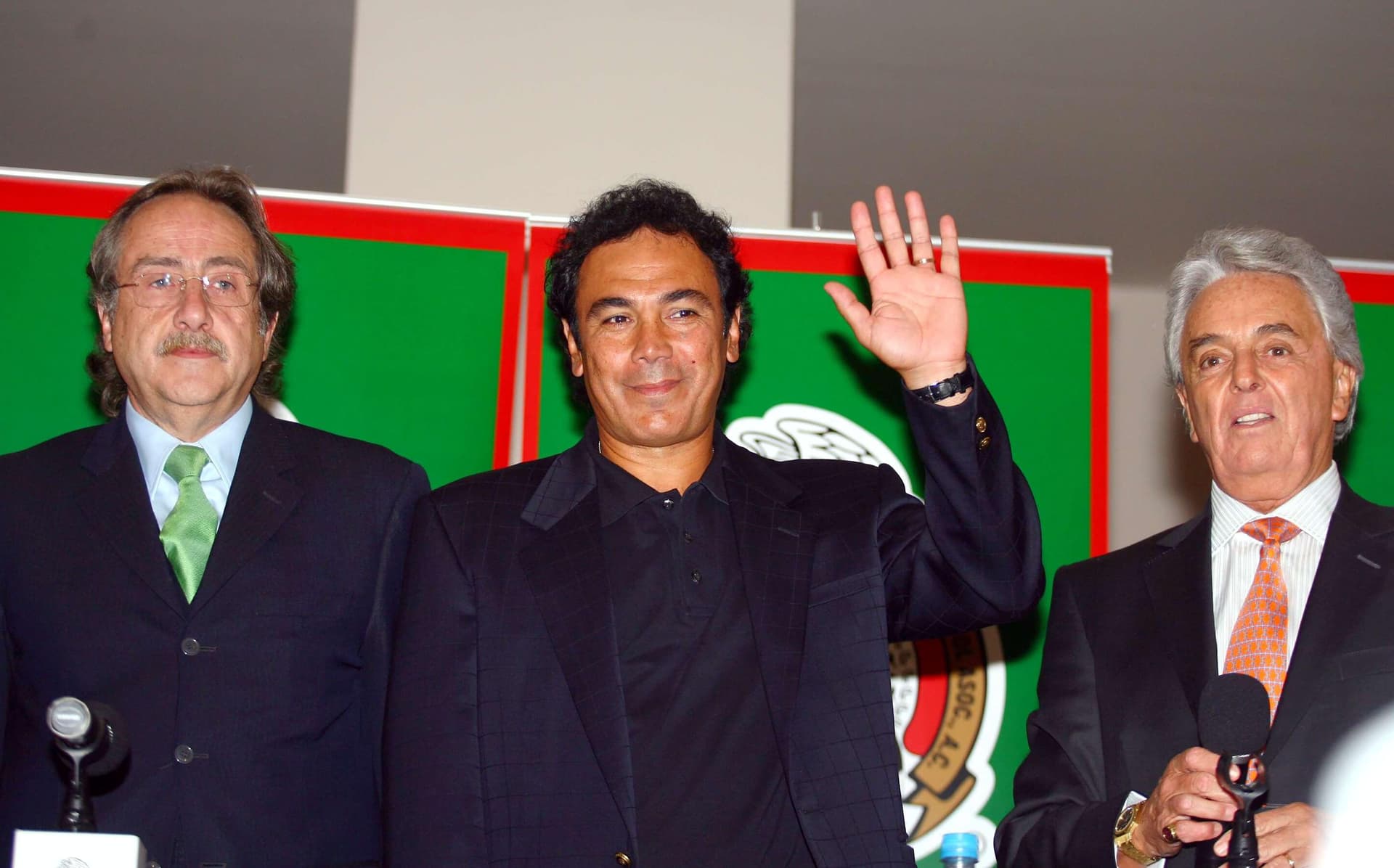 Hugo Sánchez cuando fue presentado como técnico de la Selección Mexicana (Foto: Mexsport)