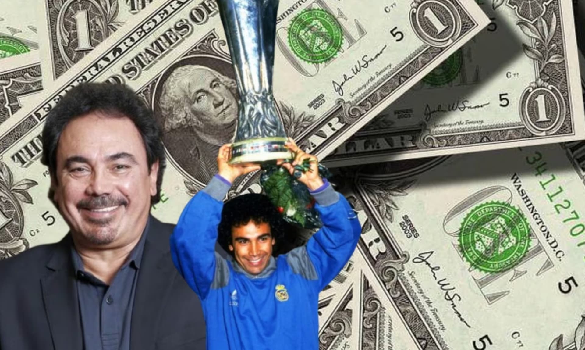 Hugo Sánchez en sus dos facetas, como entrenador y jugador (Fuente: Marca y Real Madrid)