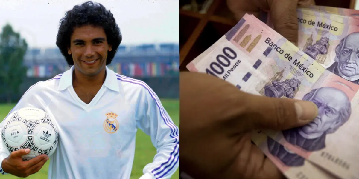 Hugo Sánchez es recordado jugador del Real Madrid, donde anotó una gran cantidad de goles y hoy tiene un trabajo que le genera 2 mil pesos de ganancias