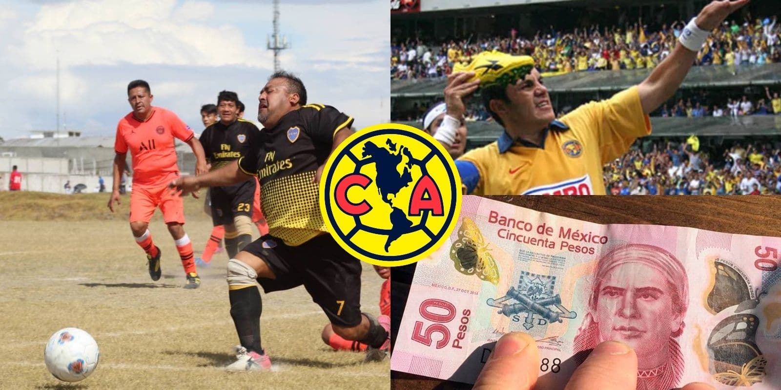 Iba a ser estrella del América, ahora juega y cobra 55 pesos.