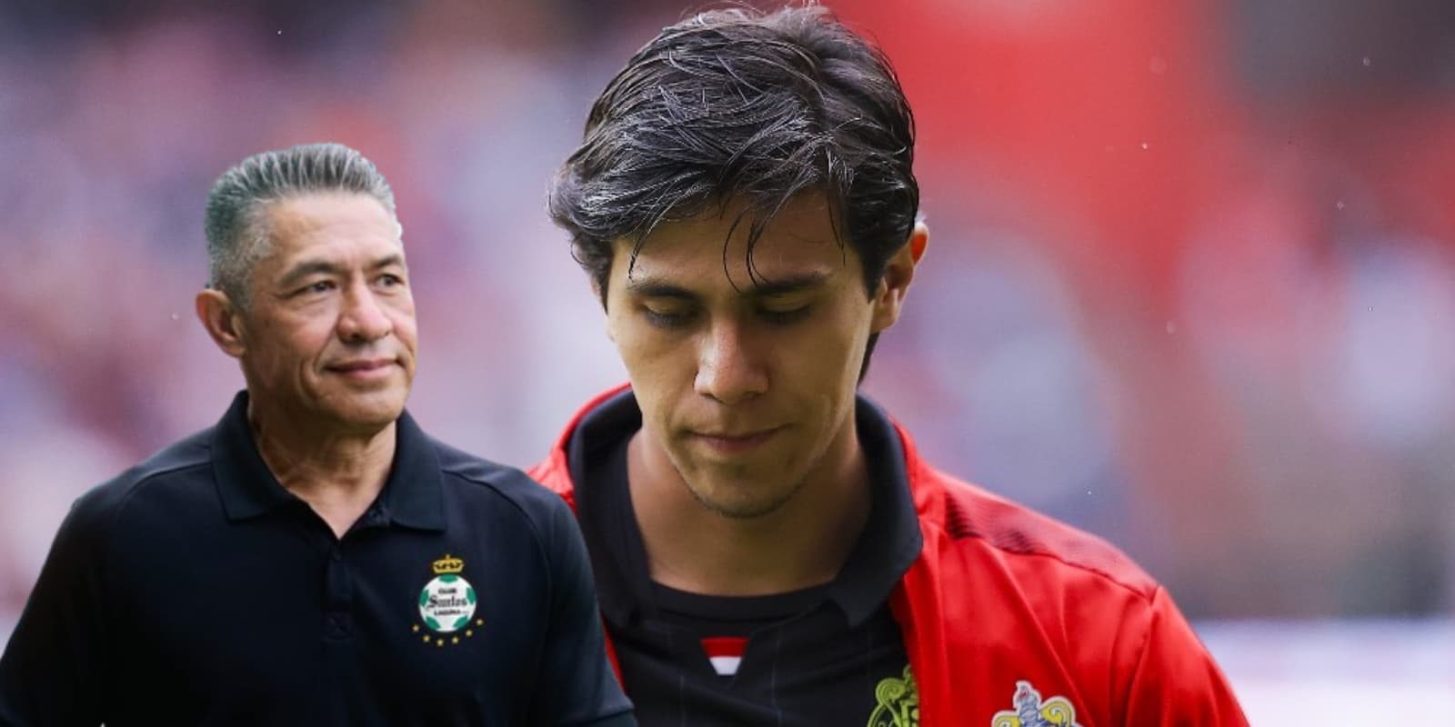 Ignacio Ambriz junto a José Juan Macías / FOTO ESPN