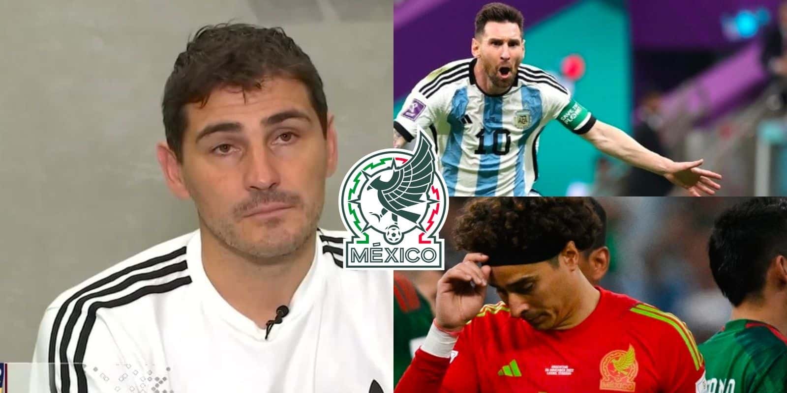 Iker Casillas realiza una profunda crítica a Guillermo Ochoa en el gol de Messi