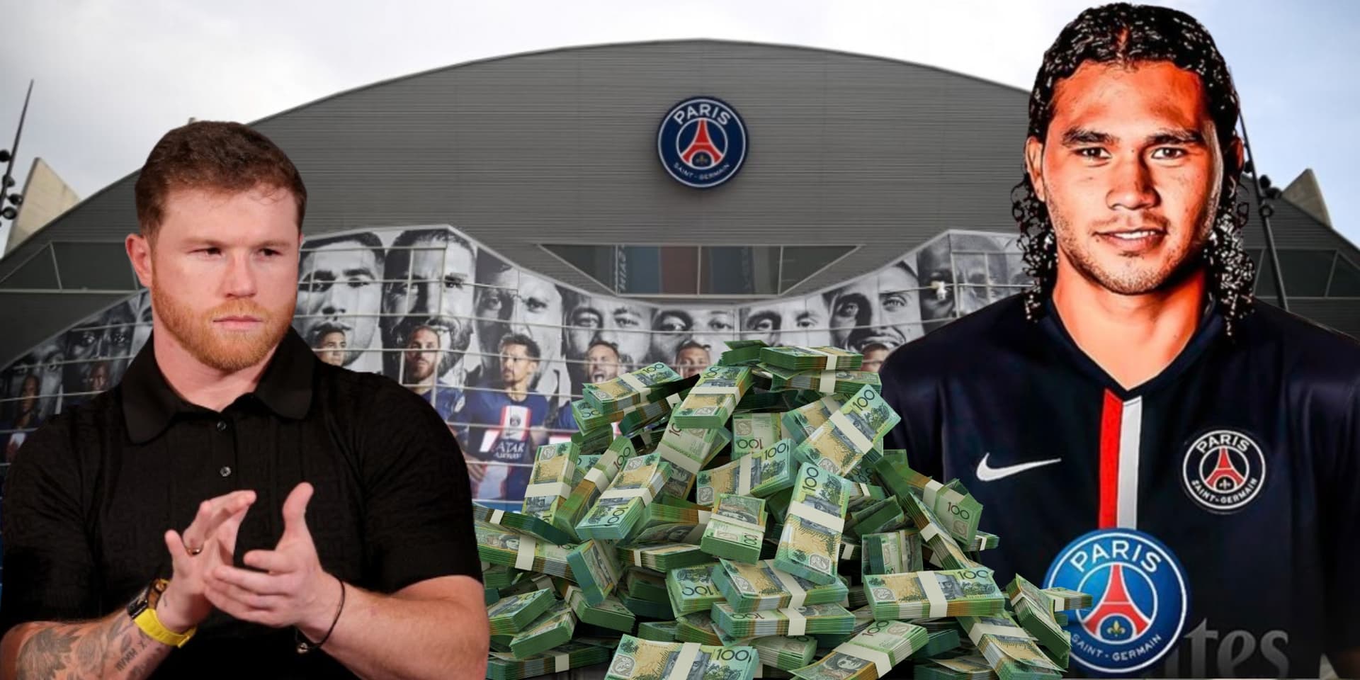 Ilustración de Gullit Peña con la playera del PSG / Foto: Getty Images