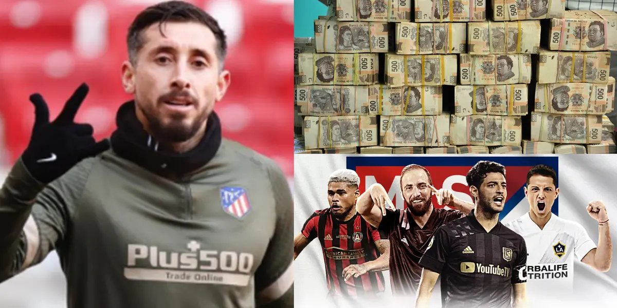 Increíble pero cierto, Héctor Herrera podría considerar una oferta de la MLS. Si en el Atlético de Madrid tenía un salario de 76 millones de pesos, en la MLS el jugador ganaría más que Rodolfo Pizarro. 