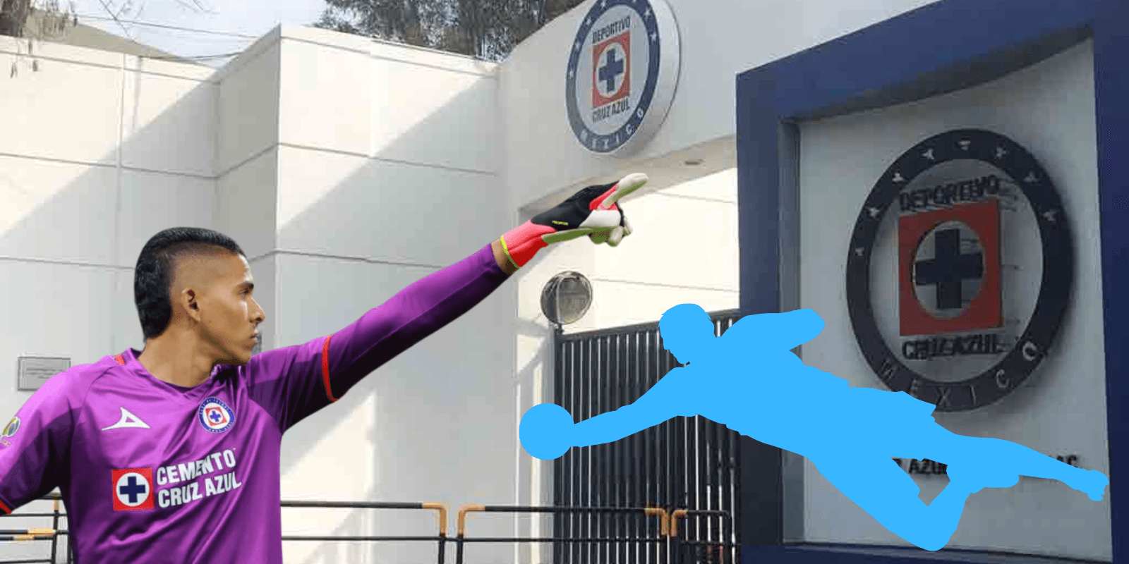 Instalaciones de Cruz Azul desde el exterior. Foto: Fútbol Total
