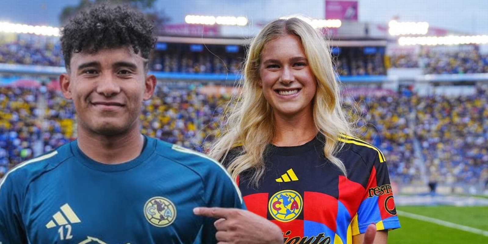 Isaías Violante junto a Annie Karich / FOTO AMÉRICA