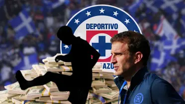 Iván Alonso observando un entrenamiento de Cruz Azul en el torneo Clausura 2024