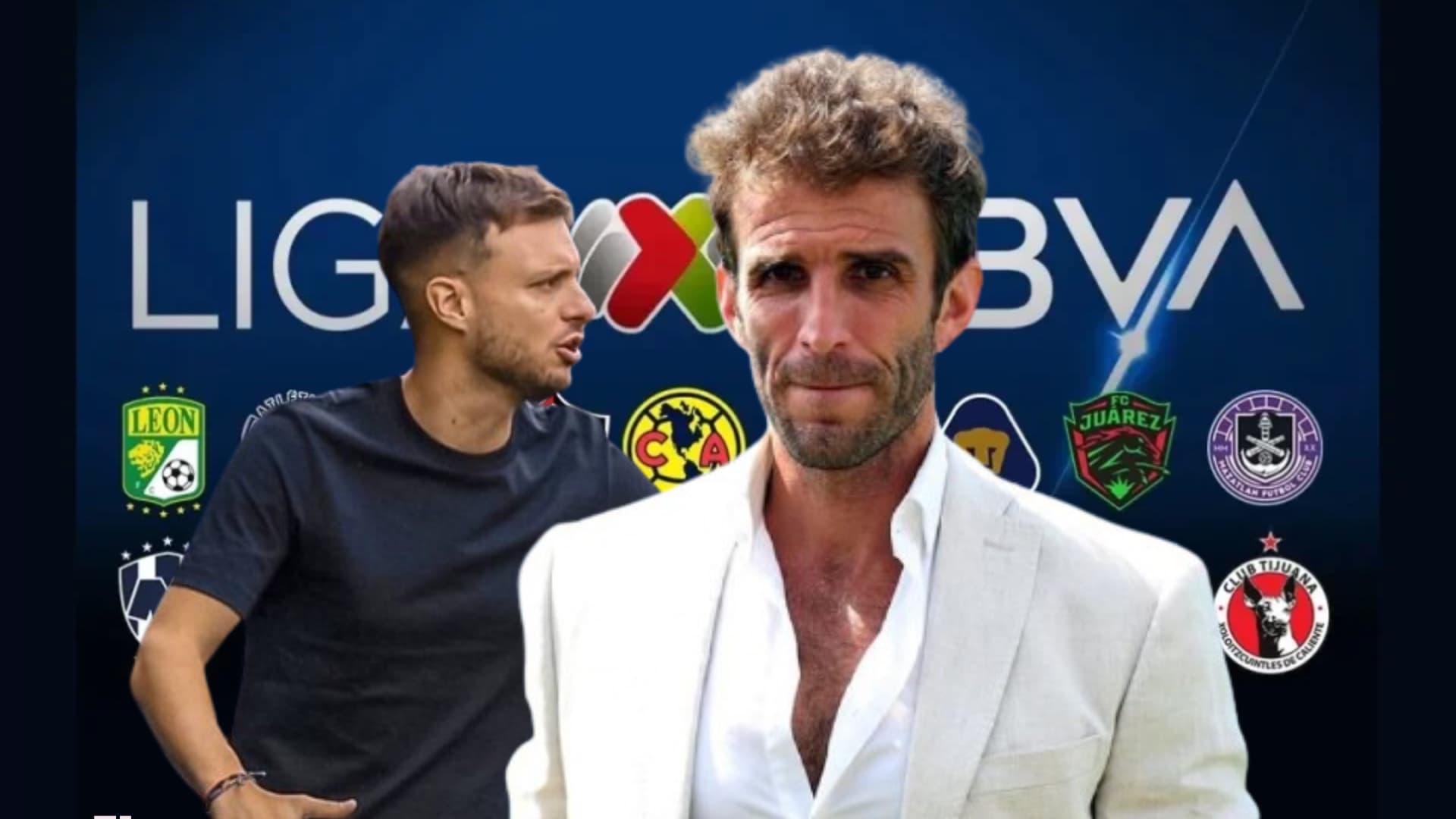Iván Alonso y Martin Anselmi, de fondo equipos de la Liga MX/FOTO El Futbolero
