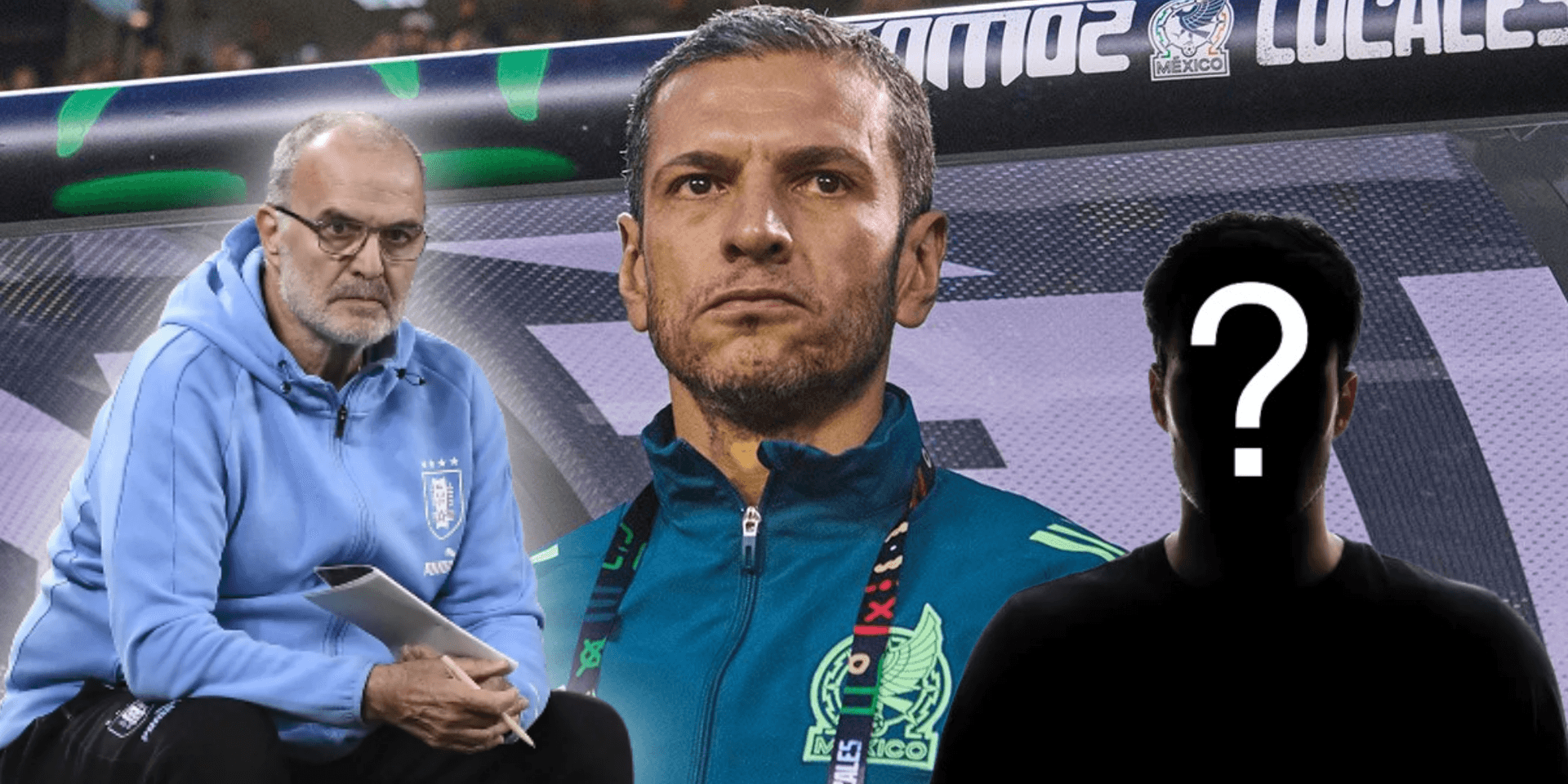 Jaime Lozano con la Selección Mexicana ante Uruguay (Fuente: Mediotiempo)