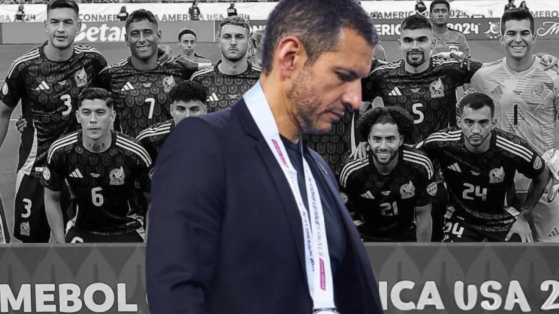 Jaime Lozano con la selección mexicana / Foto: CONMEBOL