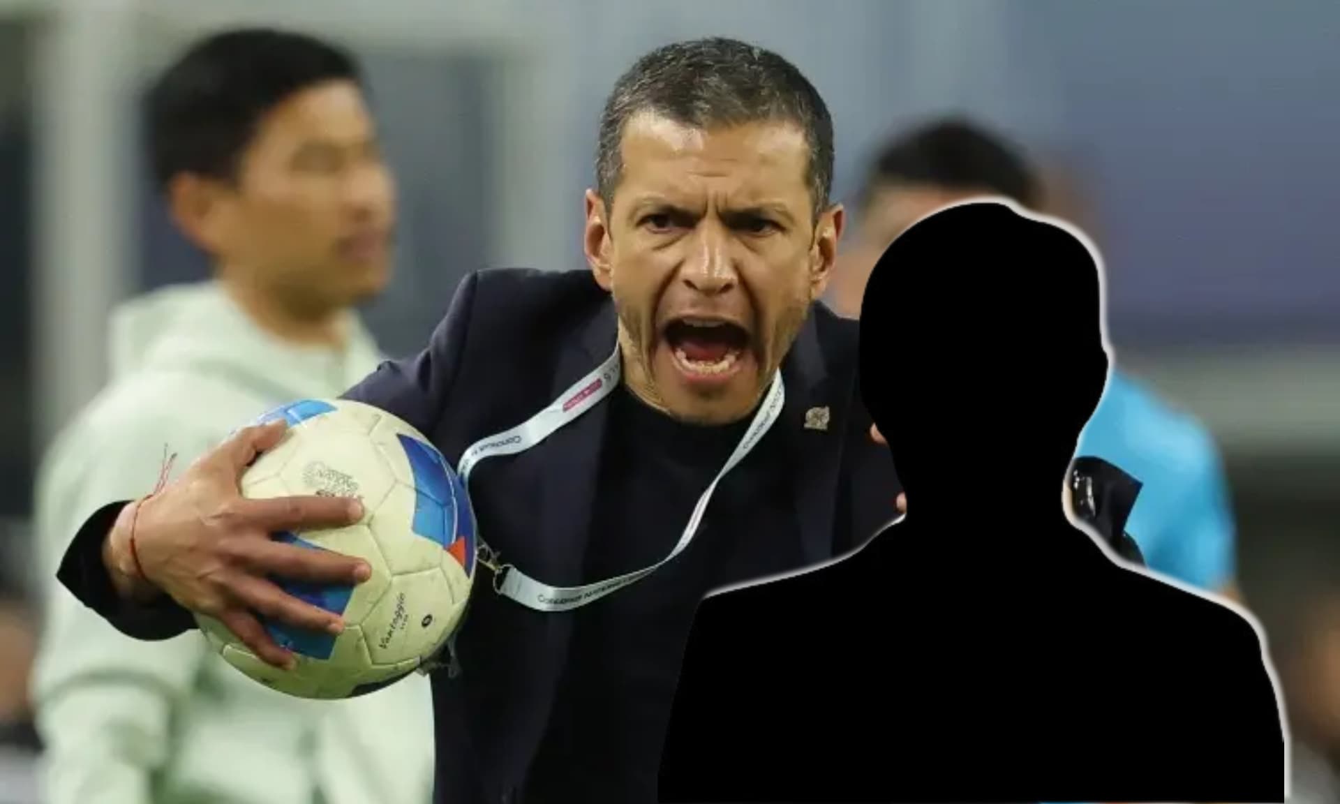 Jaime Lozano dirigiendo a la selección mexicana (Fuente: Mexsports)