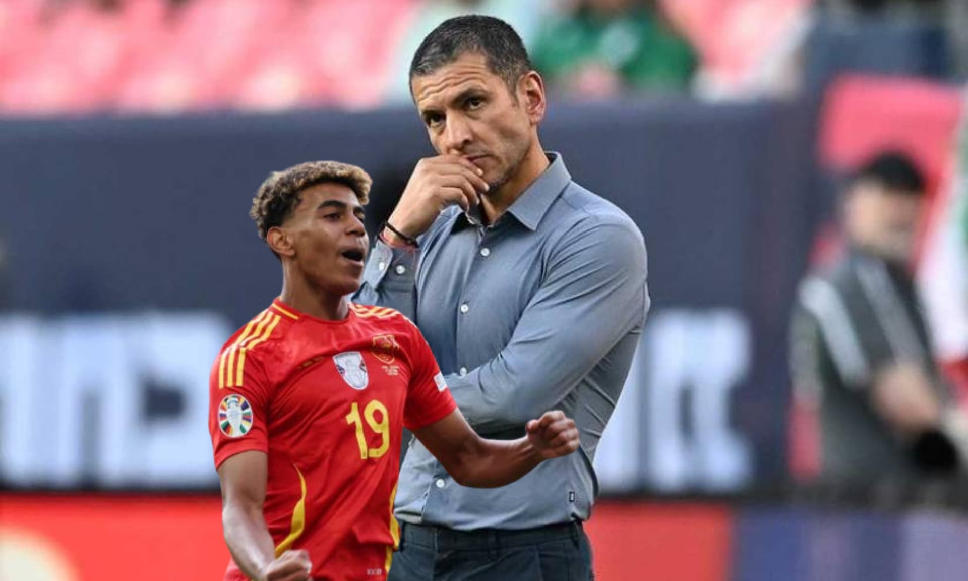 Jaime Lozano dirigiendo un partido amistoso de la selección mexicana (Fuente: Mexsports)
