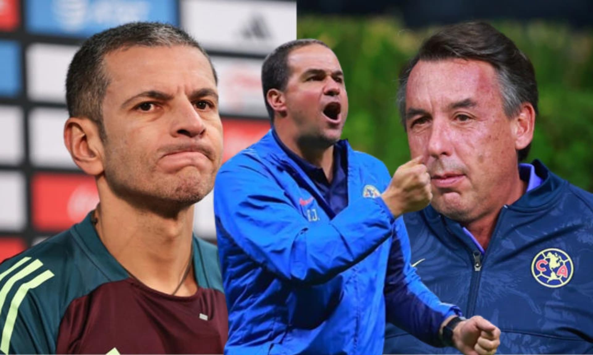 Jaime Lozano en conferencia de prensa, Emilio Azcárraga mirando un partido del América y en medio Jardine (Fuente: MSN)
