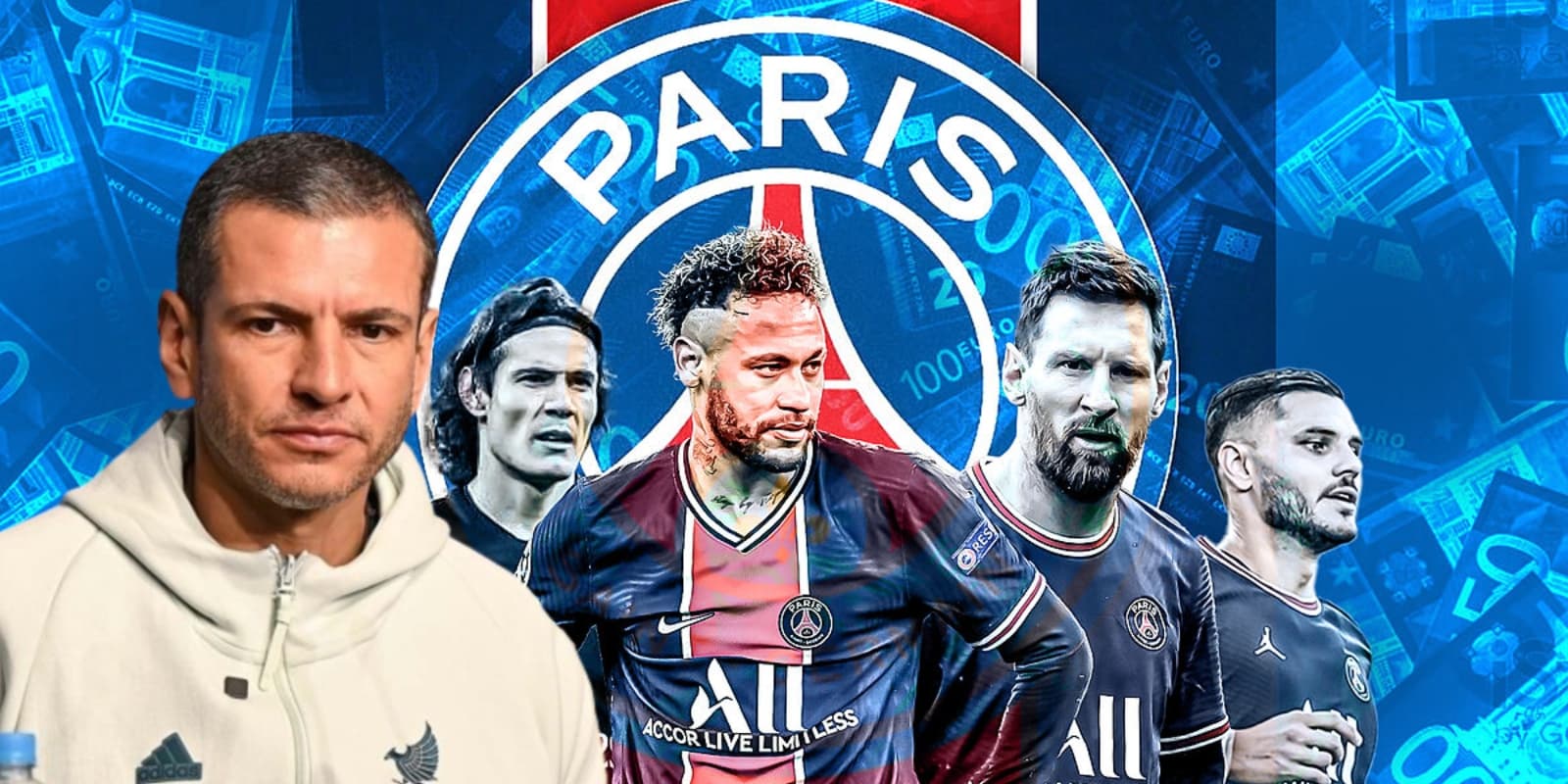 Jaime Lozano junto a jugadores del PSG / FOTO Fútbol Total