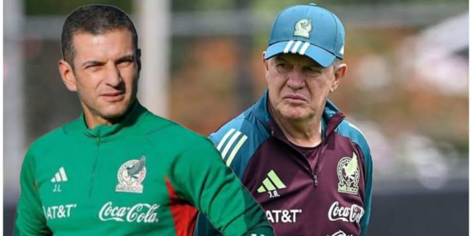 Jaime Lozano y Javier Aguirre (Foto: X @miseleccionmx)