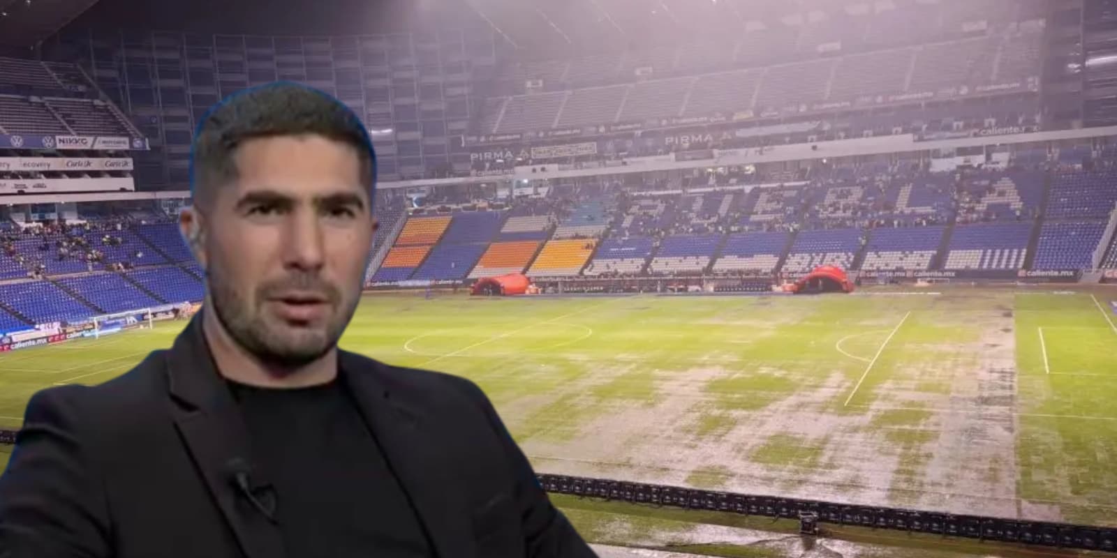 Jair Pereira en el Estadio Cuauhtémoc / FOTO FOX