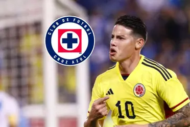 James Rodríguez y la chance de llegar a Cruz Azul