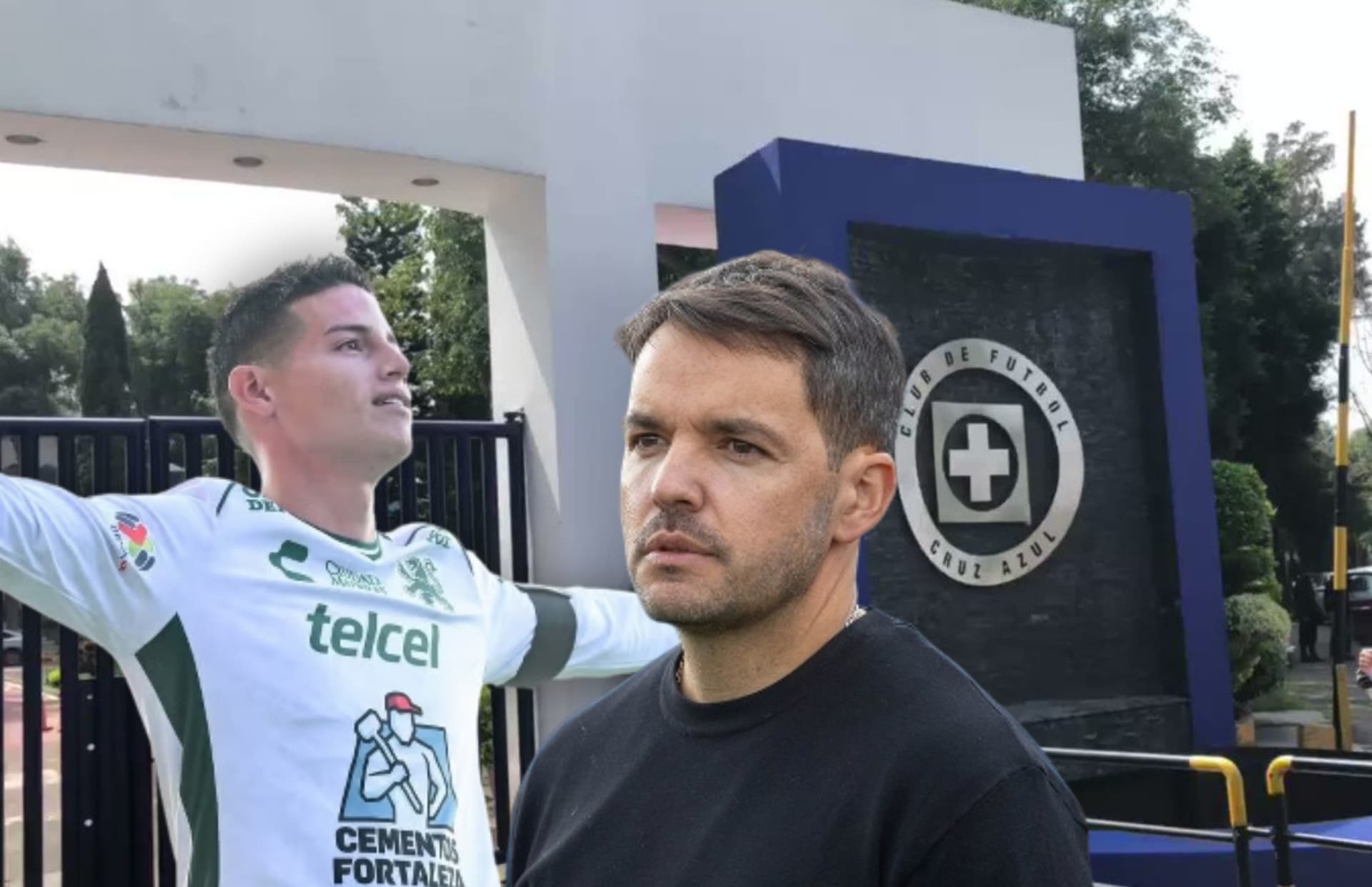 James Rodríguez y Nicolás Larcamón/ Foto Adrián Esparza Oteo.