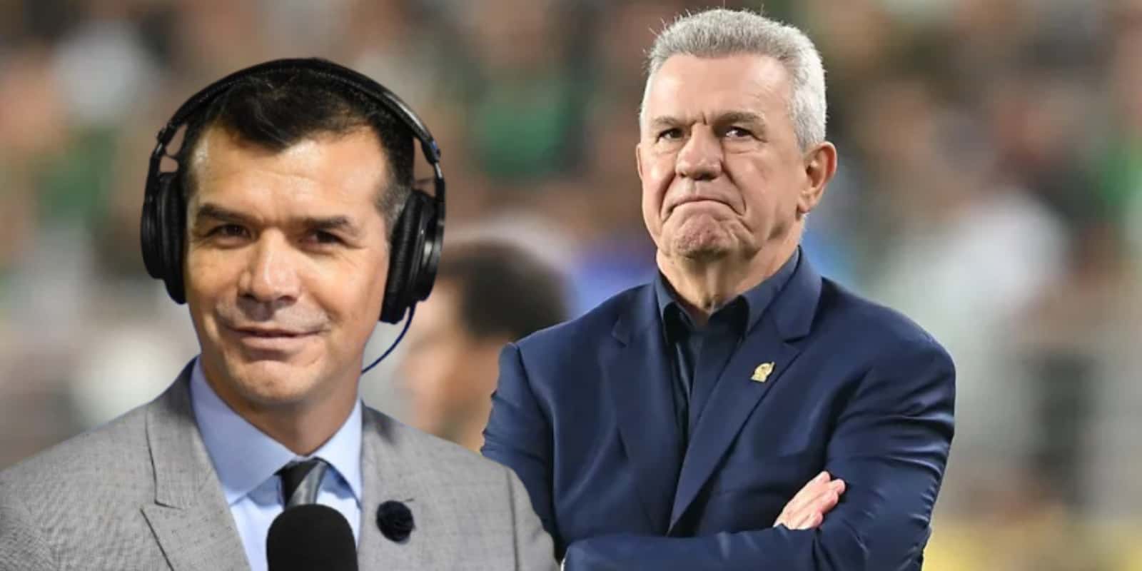 Jared Borgetti junto a Javier Aguirre / FOTO MILENIO