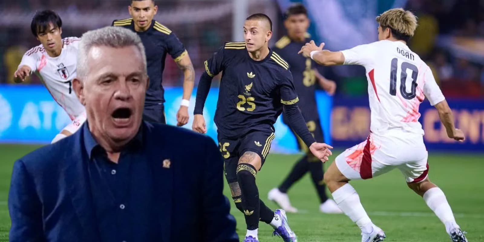 Javier Aguirre en el México vs Japón / FOTO JUAN FÚTBOL