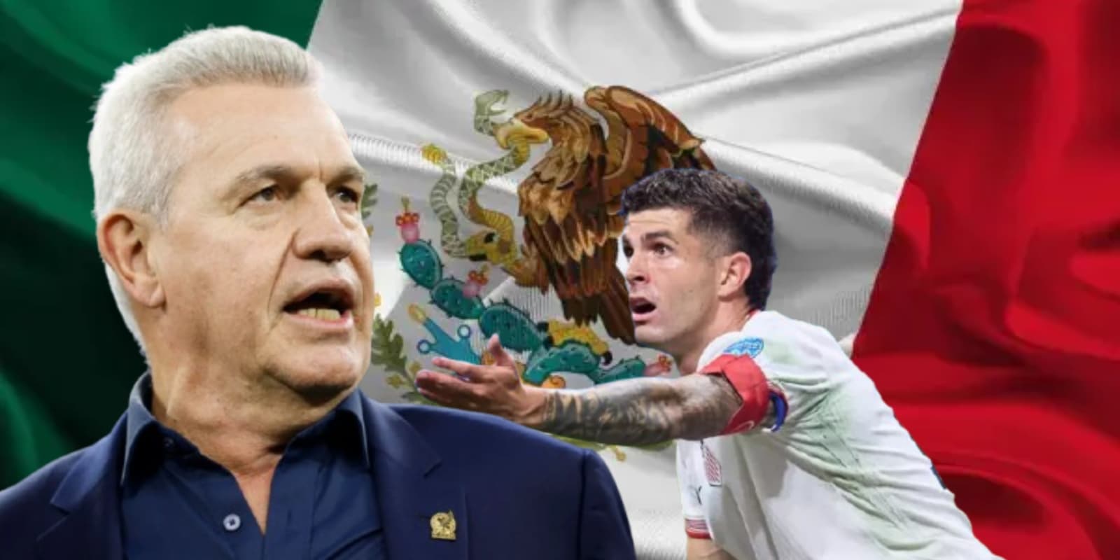 Javier Aguirre junto a Christian Pulisic / FOTO LÓPEZ DÓRIGA DIGITAL