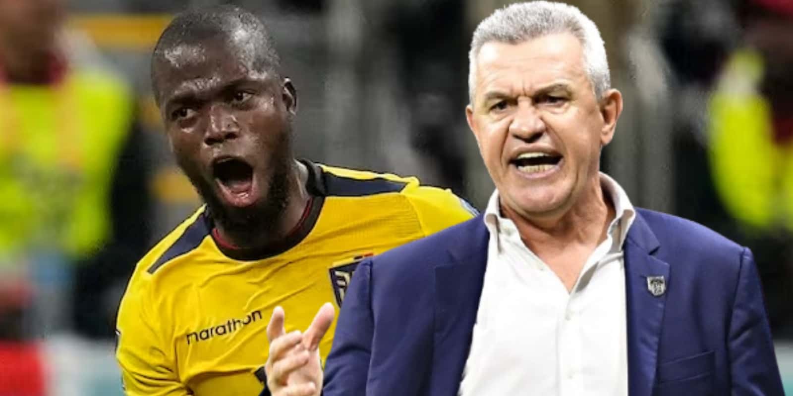 Javier Aguirre junto a Énner Valencia / FOTO MILENIO