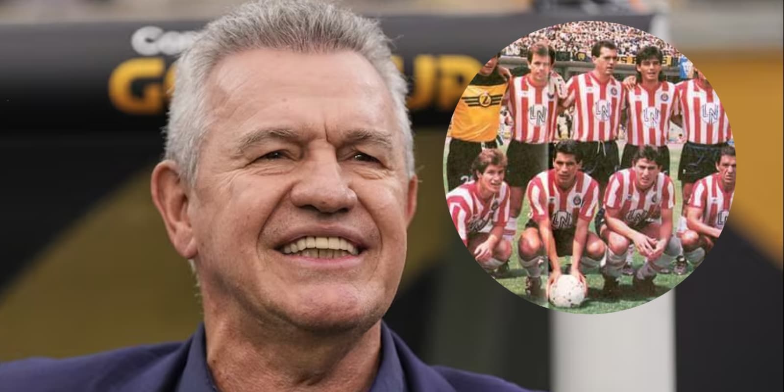 Javier Aguirre junto a futbolistas de Chivas / FOTO EL UNIVERSAL