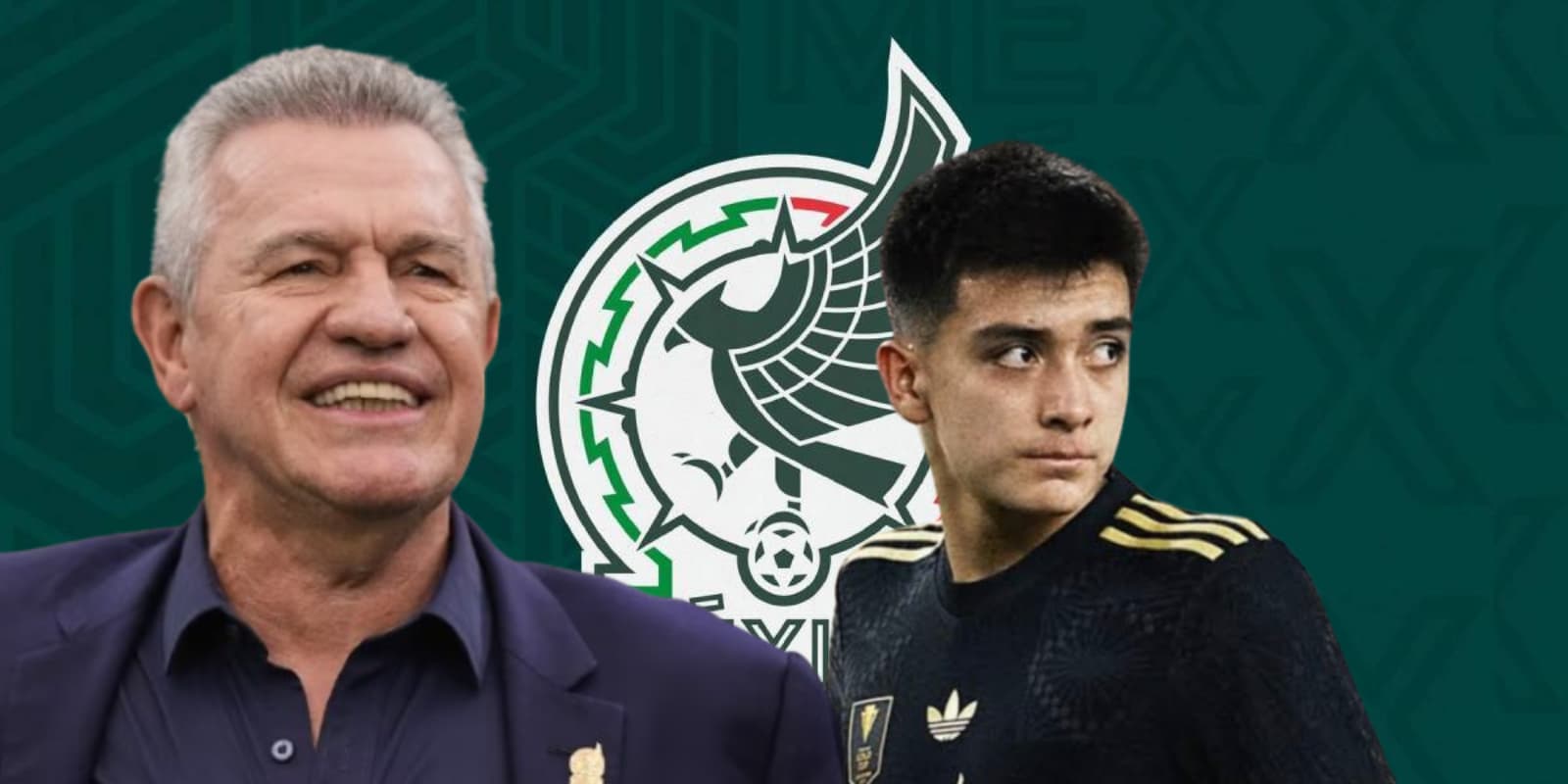 Javier Aguirre junto a Gilberto Mora / FOTO JUAN FÚTBOL