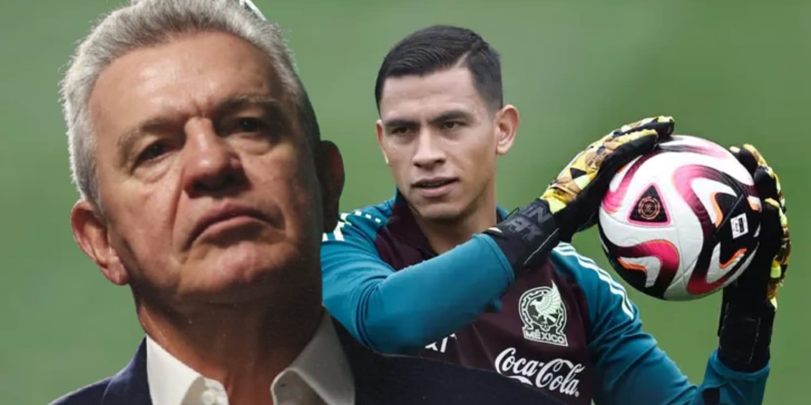 Javier Aguirre junto a Luis Malagón / FOTO ABC