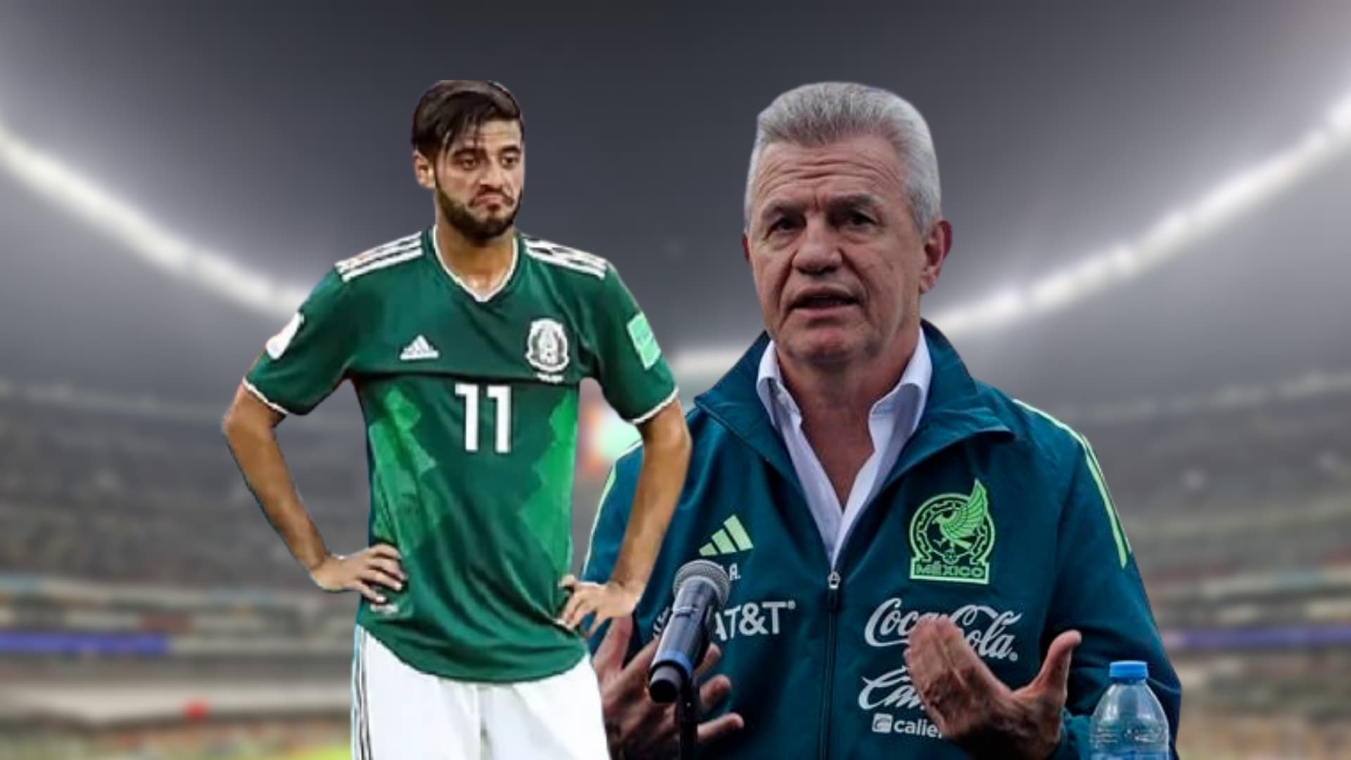 Javier Aguirre y Carlos Vela / Foto:Especial