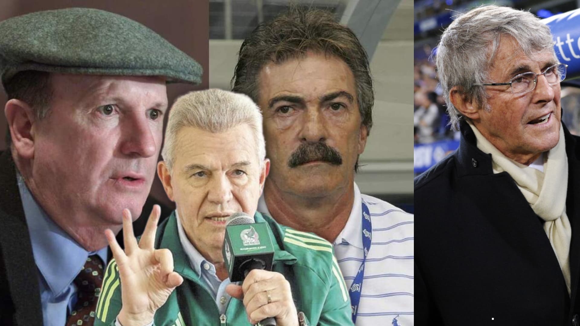 Javier Aguirre y los mejores entrenadores que han pasado por el Tri | Foto: Especial
